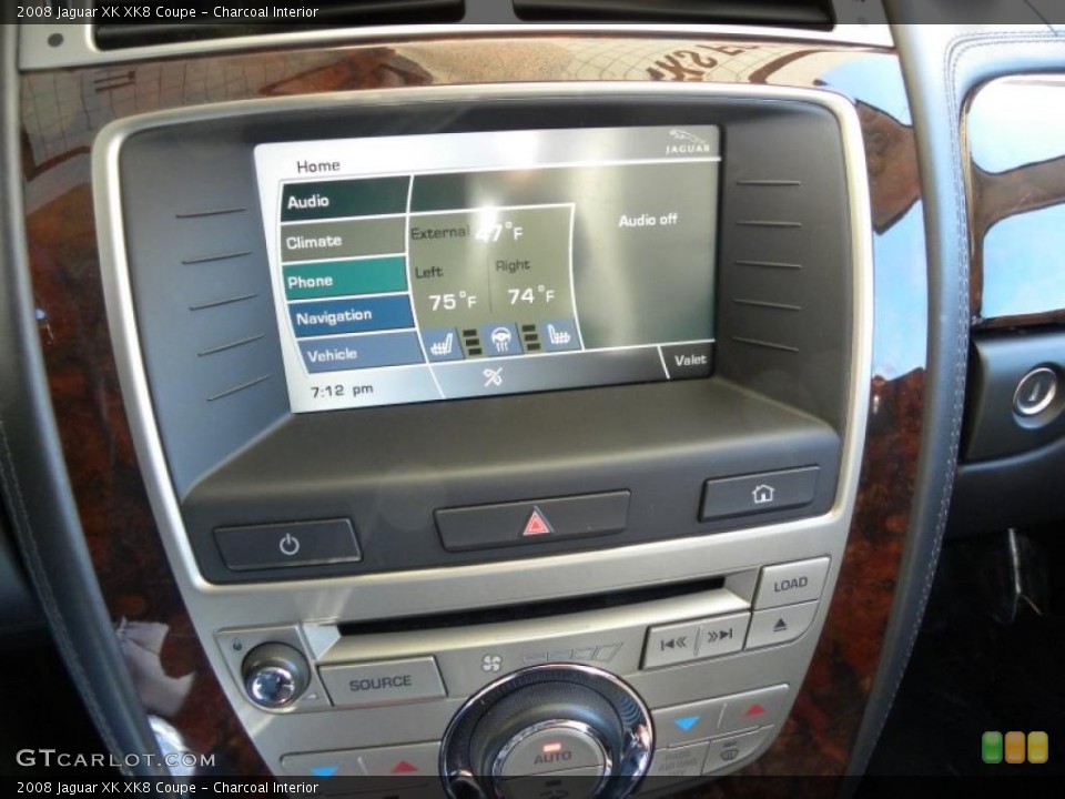 Charcoal Interior Navigation for the 2008 Jaguar XK XK8 Coupe #41086671
