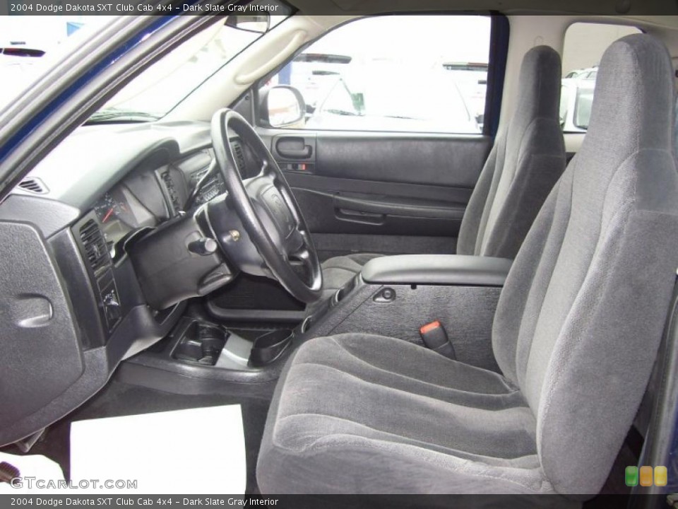 Dark Slate Gray Interior Photo for the 2004 Dodge Dakota SXT Club Cab 4x4 #41088988