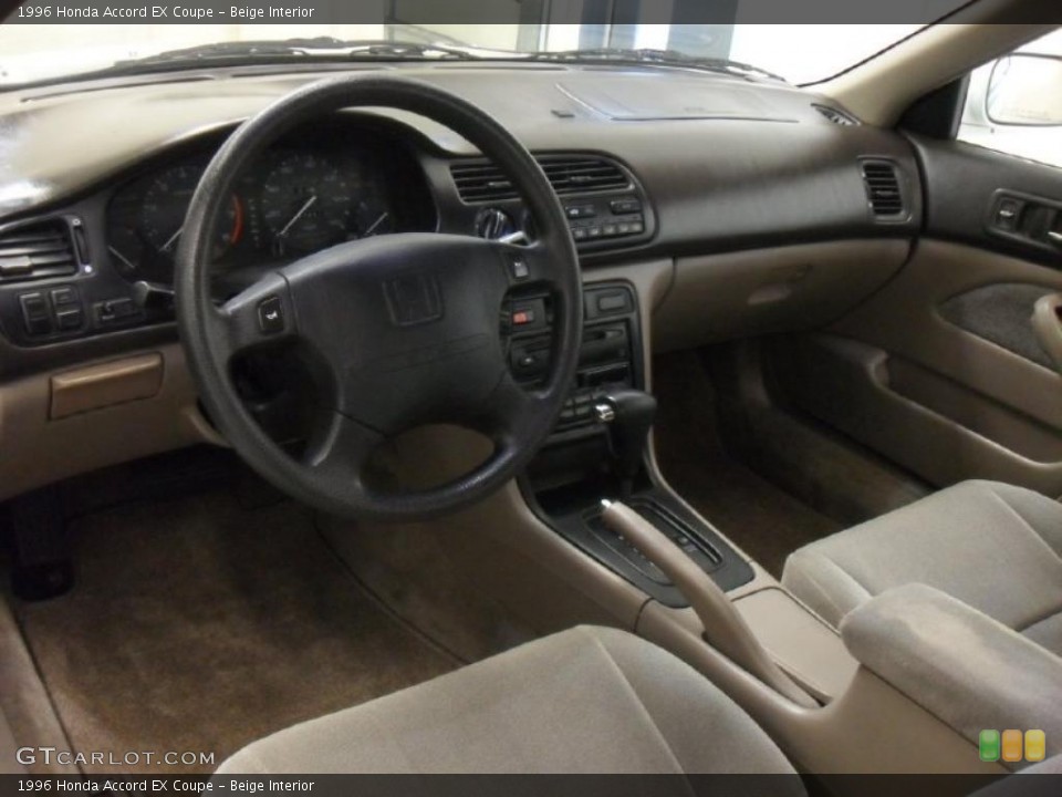 Beige Interior Photo for the 1996 Honda Accord EX Coupe #41089028