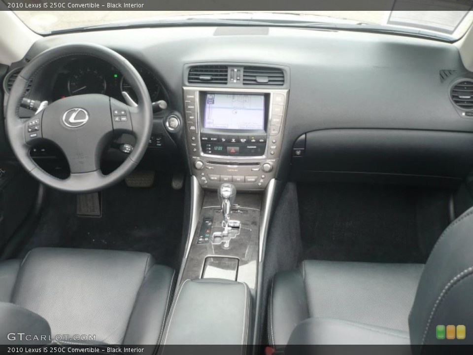 Black Interior Photo for the 2010 Lexus IS 250C Convertible #41089716