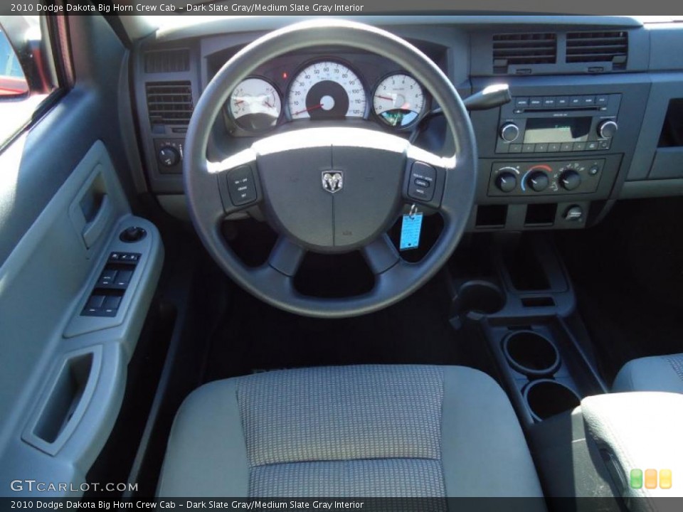 Dark Slate Gray/Medium Slate Gray Interior Dashboard for the 2010 Dodge Dakota Big Horn Crew Cab #41092096