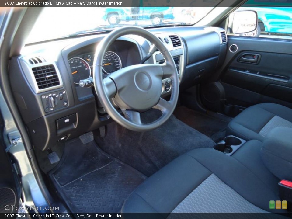 Very Dark Pewter Interior Prime Interior for the 2007 Chevrolet Colorado LT Crew Cab #41092652