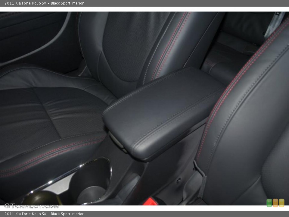 Black Sport Interior Photo for the 2011 Kia Forte Koup SX #41096893