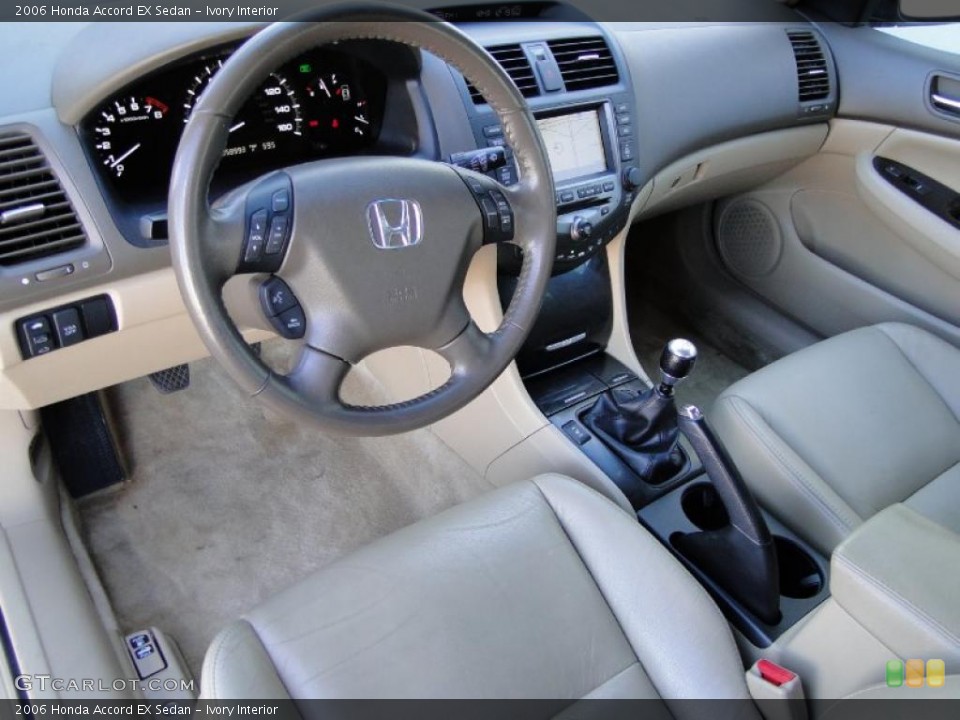 Ivory Interior Prime Interior for the 2006 Honda Accord EX Sedan #41098561