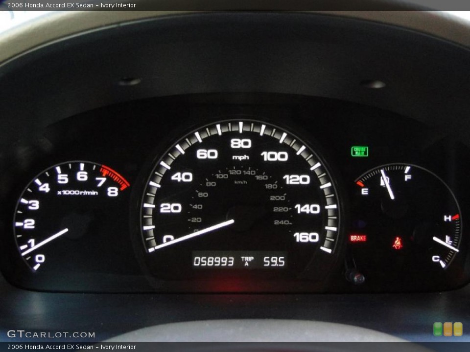 Ivory Interior Gauges for the 2006 Honda Accord EX Sedan #41098633