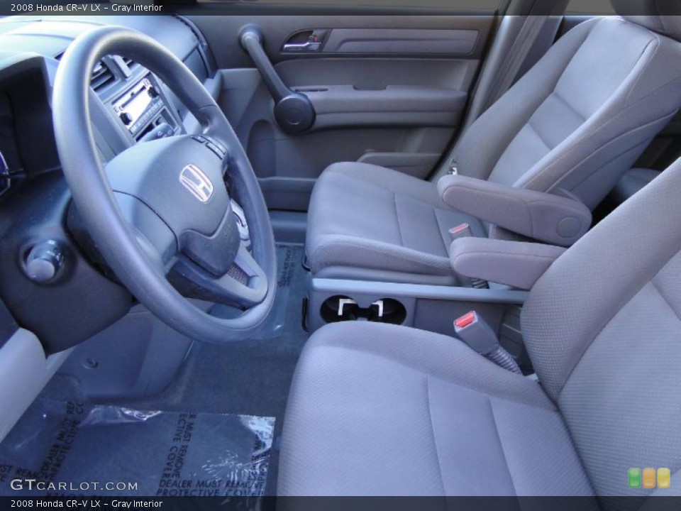 Gray Interior Photo for the 2008 Honda CR-V LX #41099037