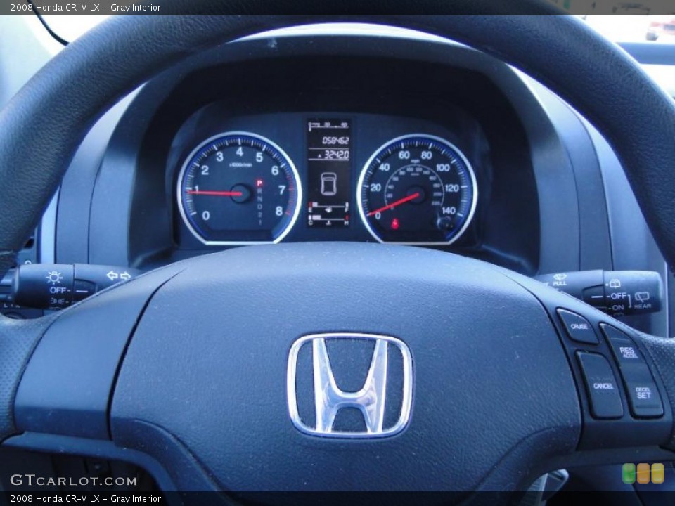 Gray Interior Steering Wheel for the 2008 Honda CR-V LX #41099097