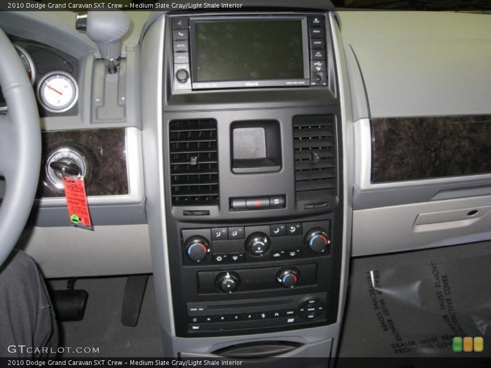 Medium Slate Gray/Light Shale Interior Controls for the 2010 Dodge Grand Caravan SXT Crew #41100161
