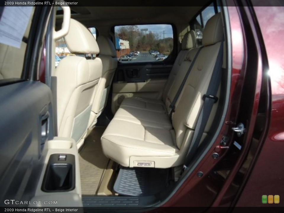 Beige Interior Photo for the 2009 Honda Ridgeline RTL #41100721