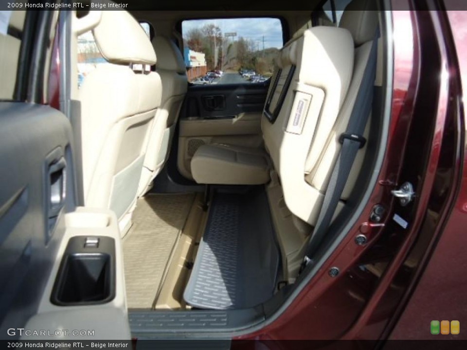 Beige Interior Photo for the 2009 Honda Ridgeline RTL #41100733