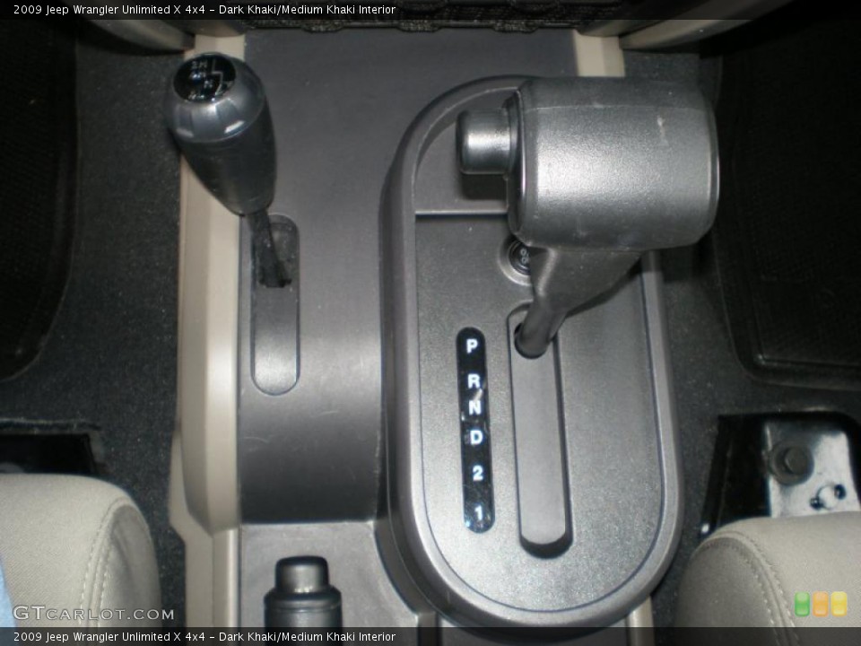 Dark Khaki/Medium Khaki Interior Transmission for the 2009 Jeep Wrangler Unlimited X 4x4 #41101858