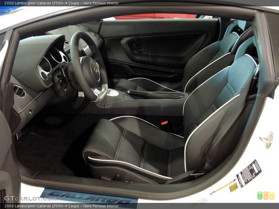 Nero Perseus Interior Photo for the 2009 Lamborghini Gallardo LP560-4 Coupe #4110237