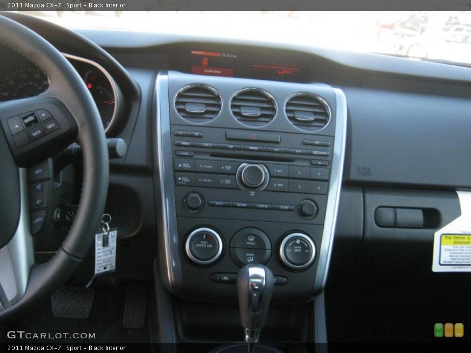 Black Interior Controls for the 2011 Mazda CX-7 i Sport #41102390