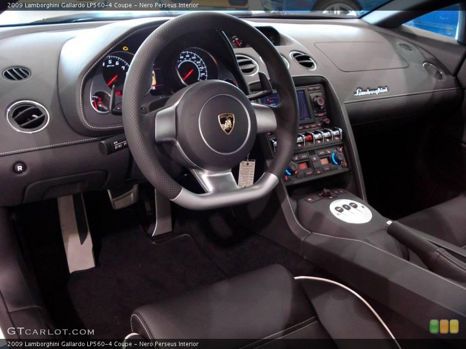 Nero Perseus Interior Dashboard for the 2009 Lamborghini Gallardo LP560-4 Coupe #4110242