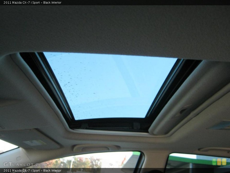 Black Interior Sunroof for the 2011 Mazda CX-7 i Sport #41102434