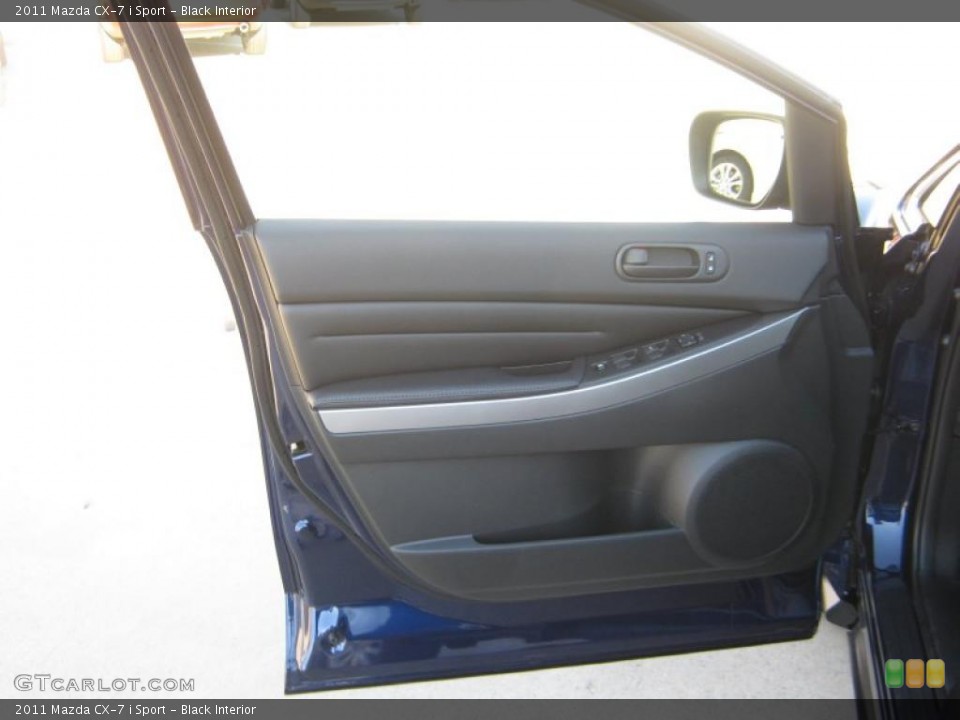 Black Interior Door Panel for the 2011 Mazda CX-7 i Sport #41102482