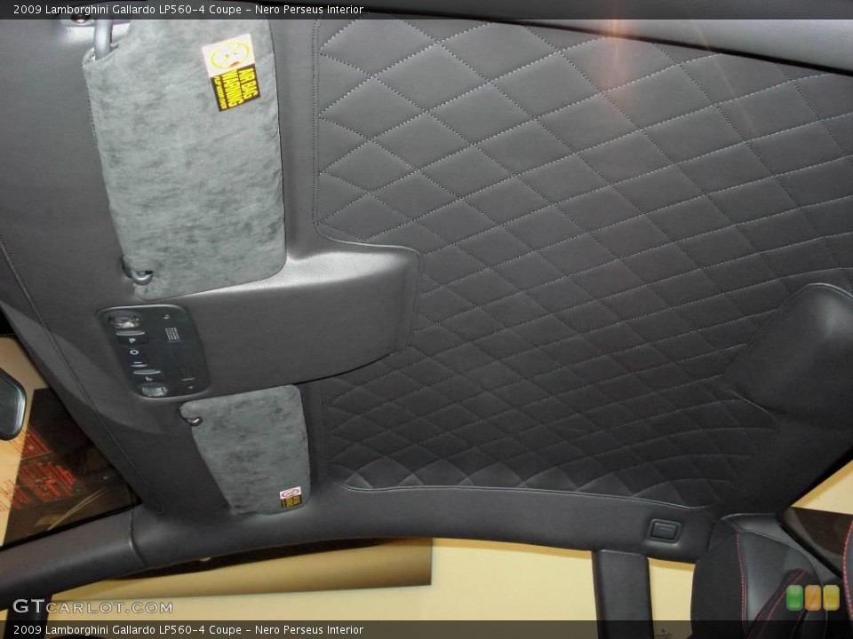 Nero Perseus Interior Photo for the 2009 Lamborghini Gallardo LP560-4 Coupe #4110342