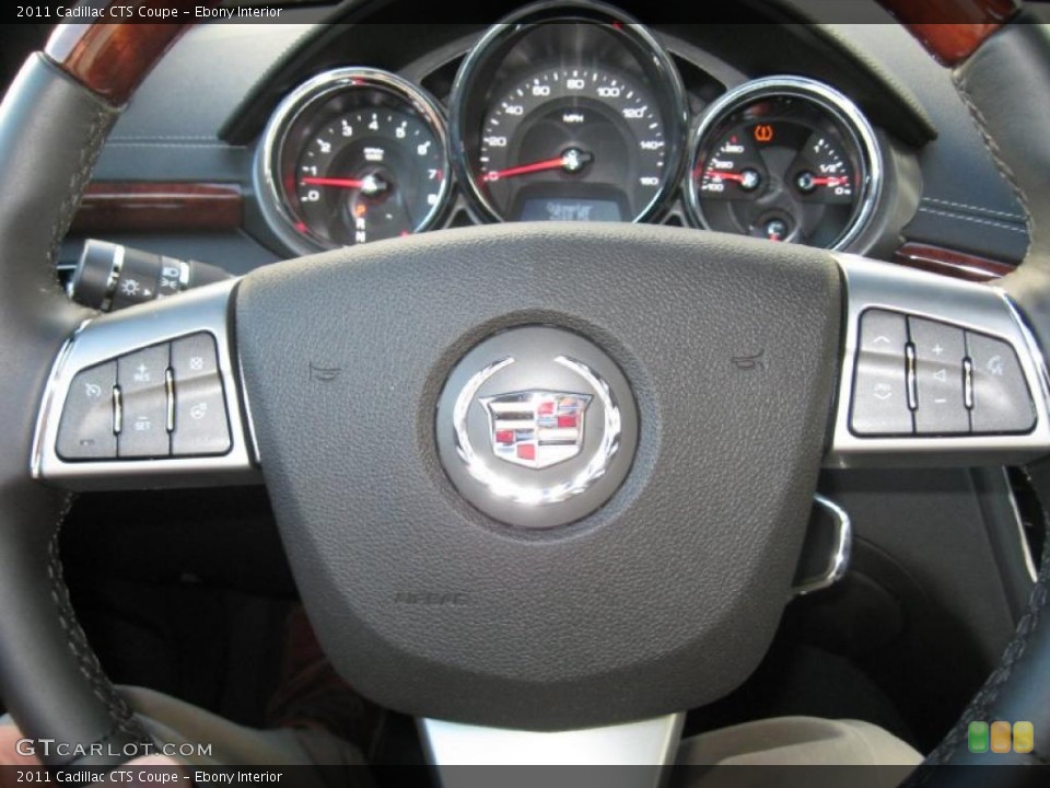 Ebony Interior Controls for the 2011 Cadillac CTS Coupe #41104014
