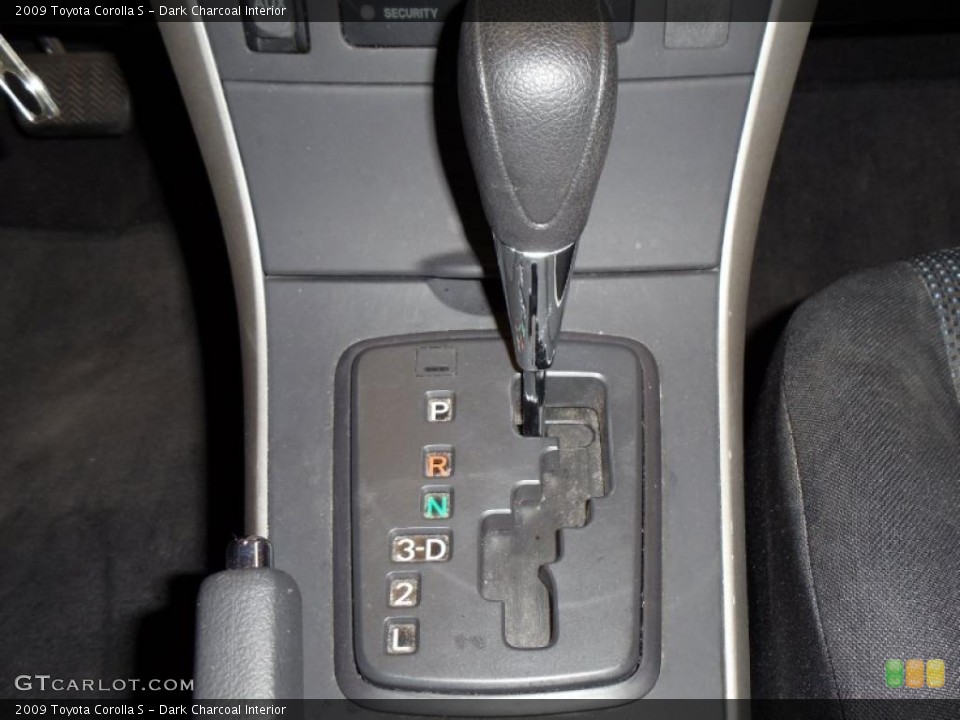 Dark Charcoal Interior Transmission for the 2009 Toyota Corolla S #41105810