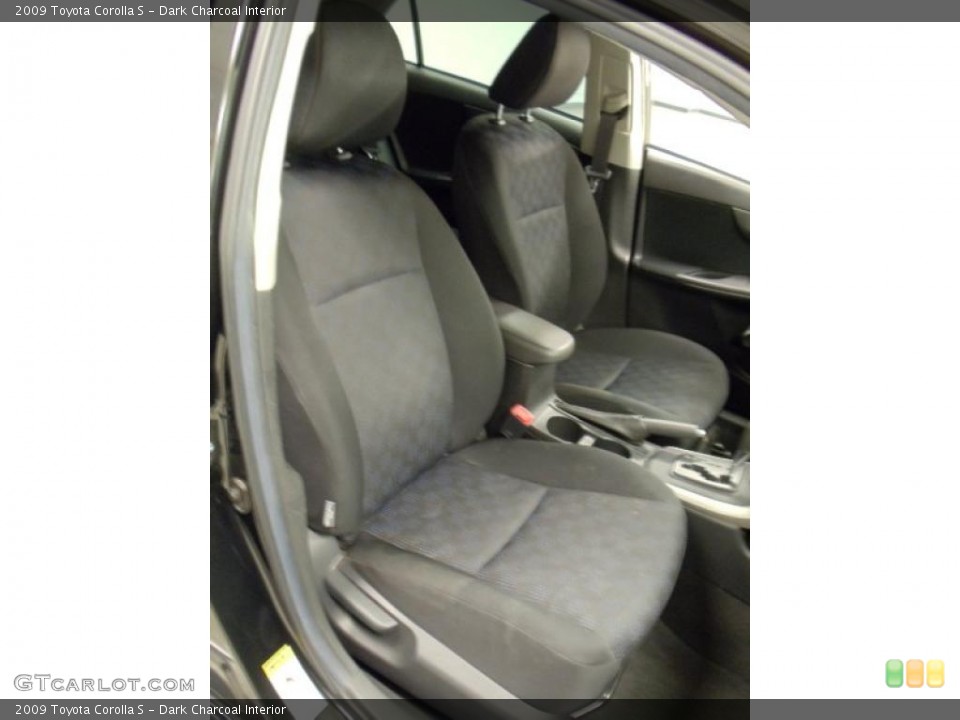 Dark Charcoal Interior Photo for the 2009 Toyota Corolla S #41105846