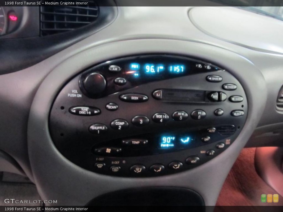 Medium Graphite Interior Controls for the 1998 Ford Taurus SE #41106894