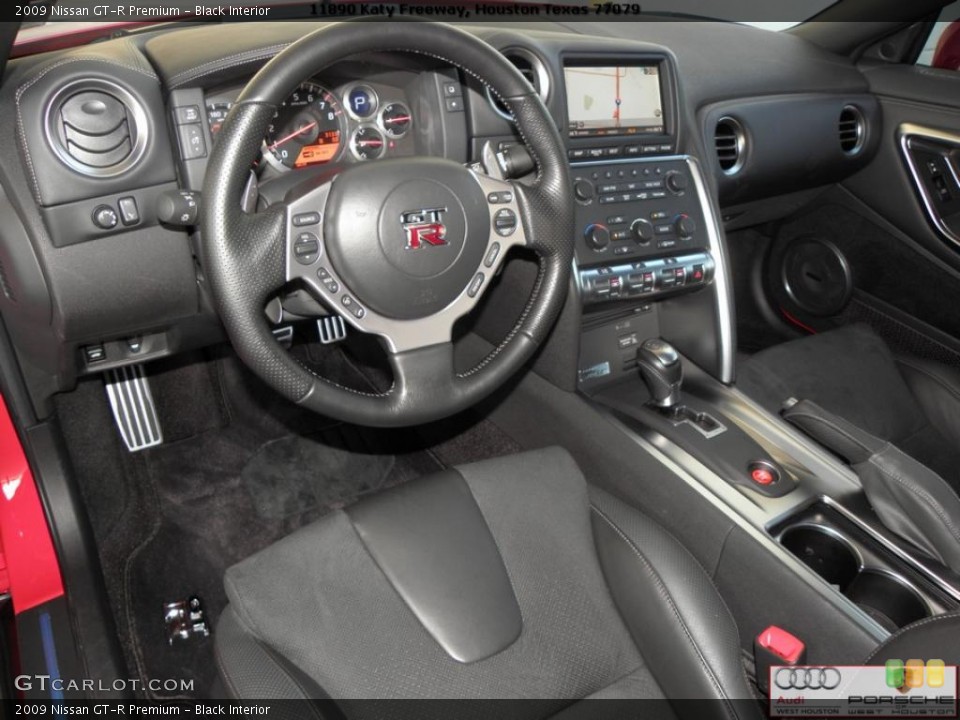 Black Interior Prime Interior for the 2009 Nissan GT-R Premium #41116055