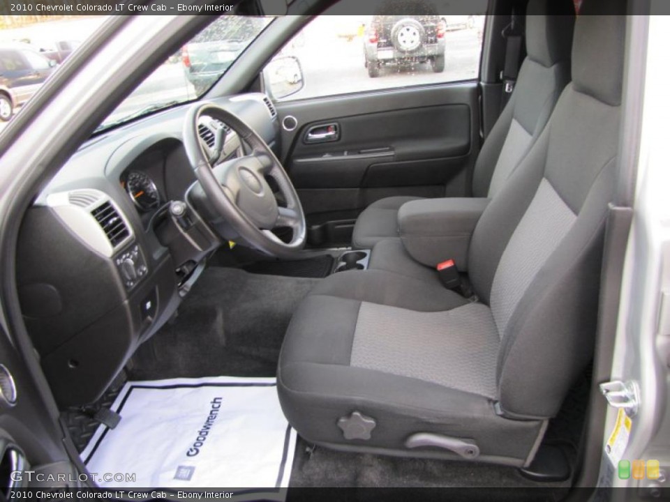 Ebony Interior Photo for the 2010 Chevrolet Colorado LT Crew Cab #41117667