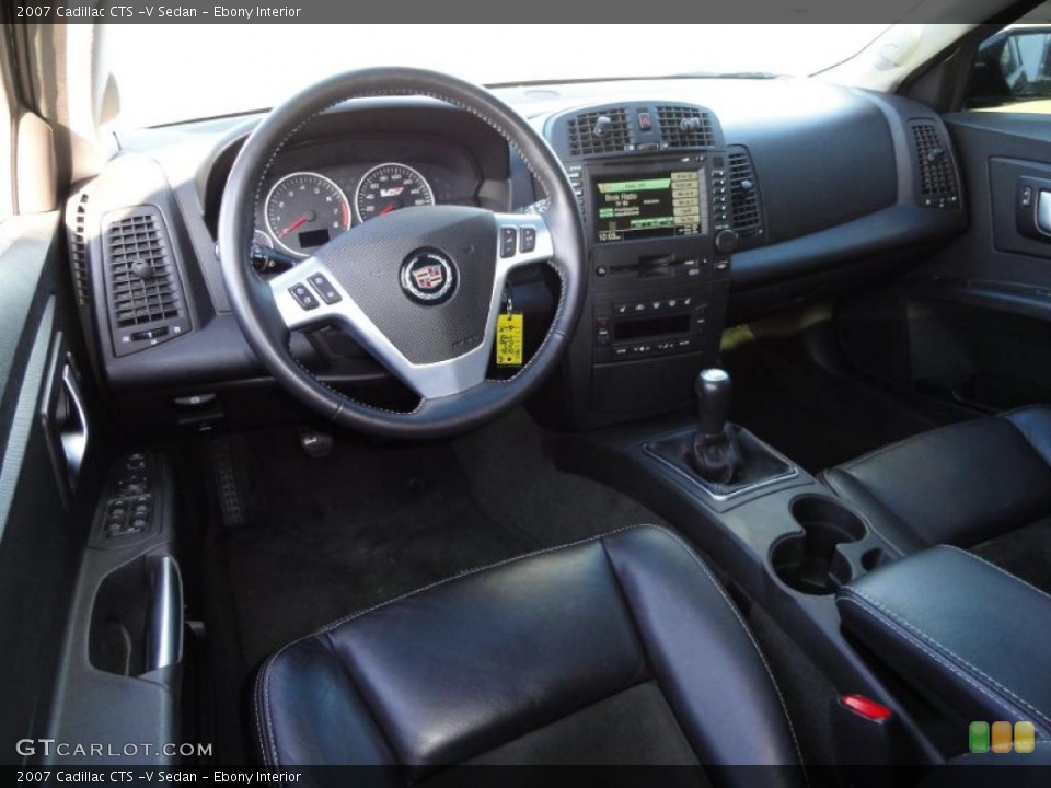 Ebony Interior Prime Interior for the 2007 Cadillac CTS -V Sedan #41118851