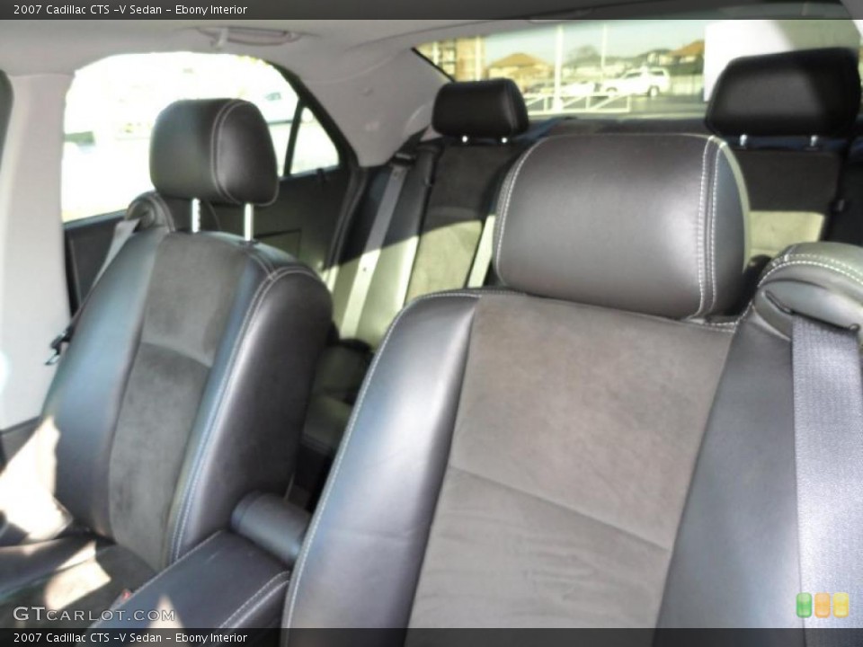 Ebony Interior Photo for the 2007 Cadillac CTS -V Sedan #41119083