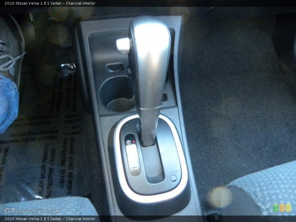 Charcoal Interior Transmission for the 2010 Nissan Versa 1.8 S Sedan #41119735