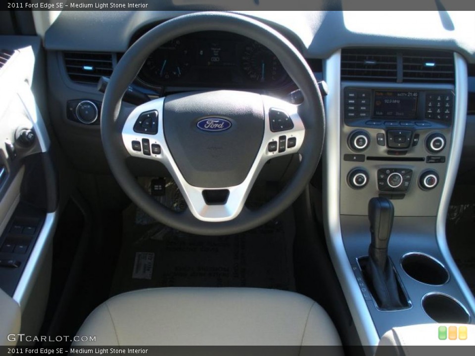 Medium Light Stone Interior Dashboard for the 2011 Ford Edge SE #41120095