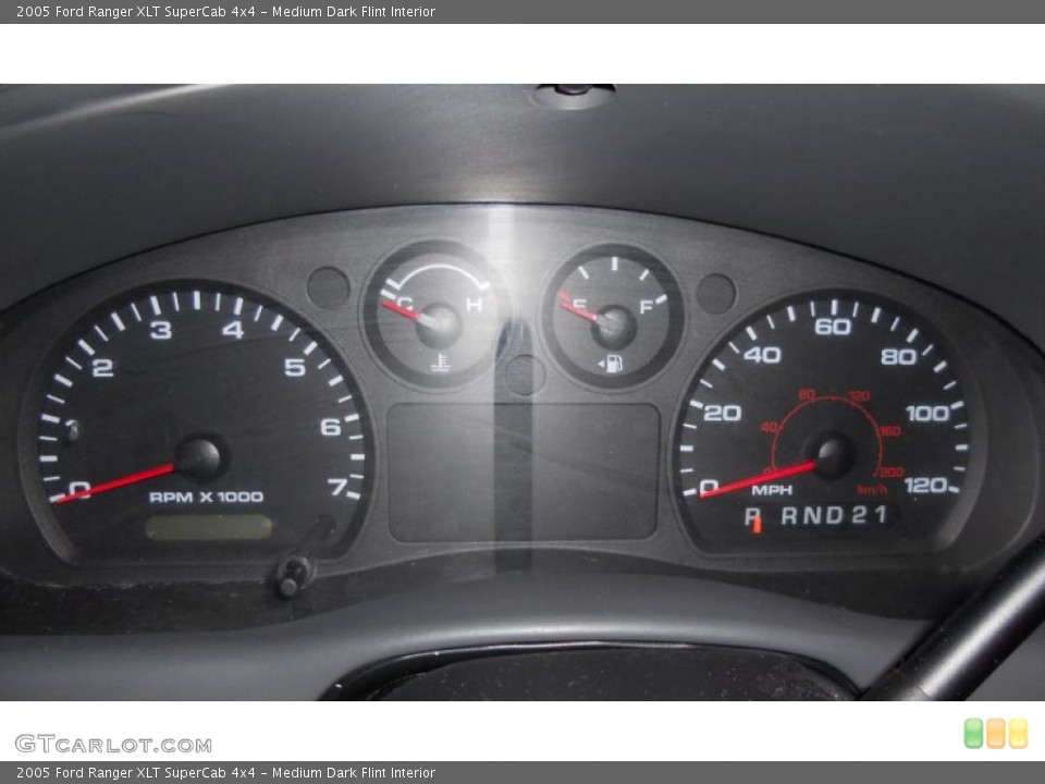 Medium Dark Flint Interior Gauges for the 2005 Ford Ranger XLT SuperCab 4x4 #41122963