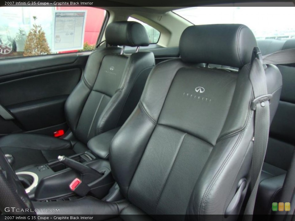Graphite Black Interior Photo for the 2007 Infiniti G 35 Coupe #41124563