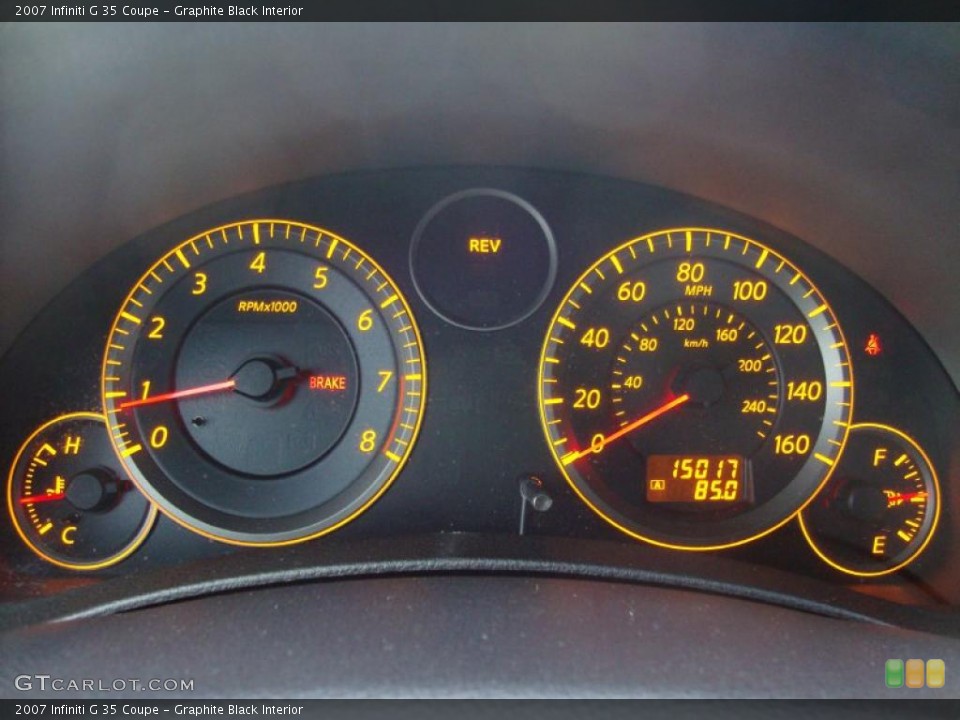 Graphite Black Interior Gauges for the 2007 Infiniti G 35 Coupe #41124615