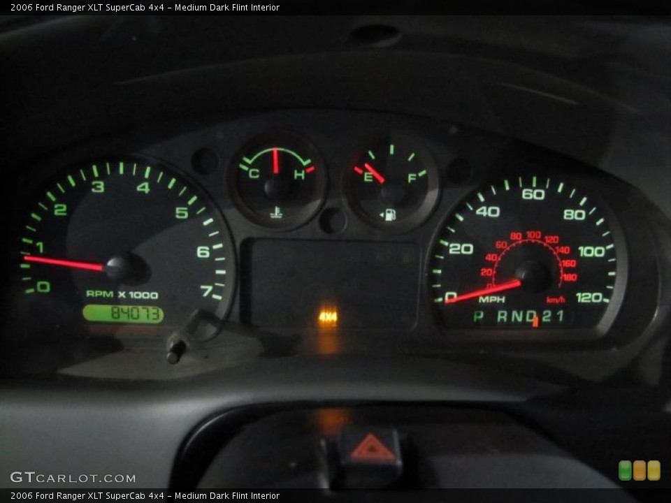 Medium Dark Flint Interior Gauges for the 2006 Ford Ranger XLT SuperCab 4x4 #41125747