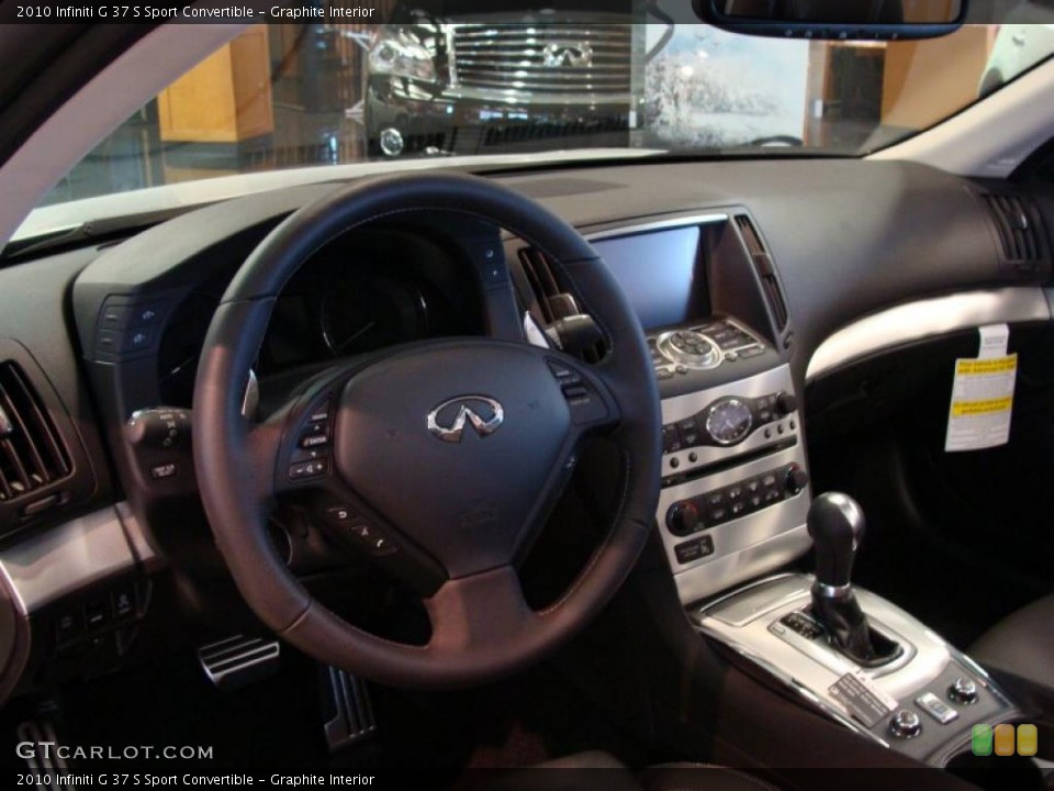 Graphite Interior Dashboard for the 2010 Infiniti G 37 S Sport Convertible #41126251