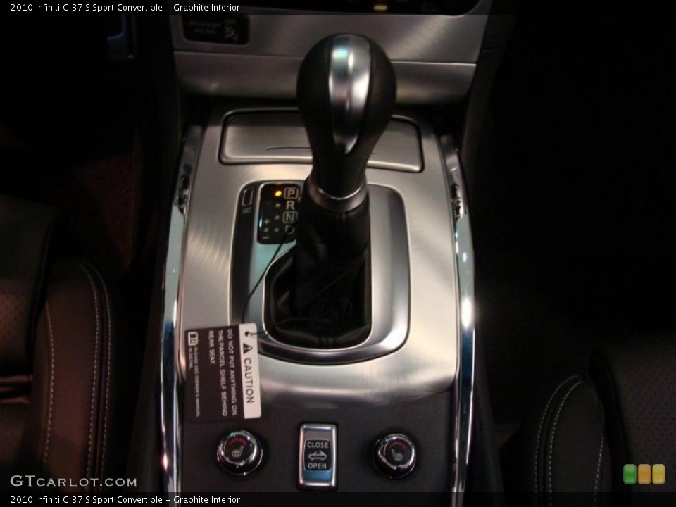 Graphite Interior Transmission for the 2010 Infiniti G 37 S Sport Convertible #41126283