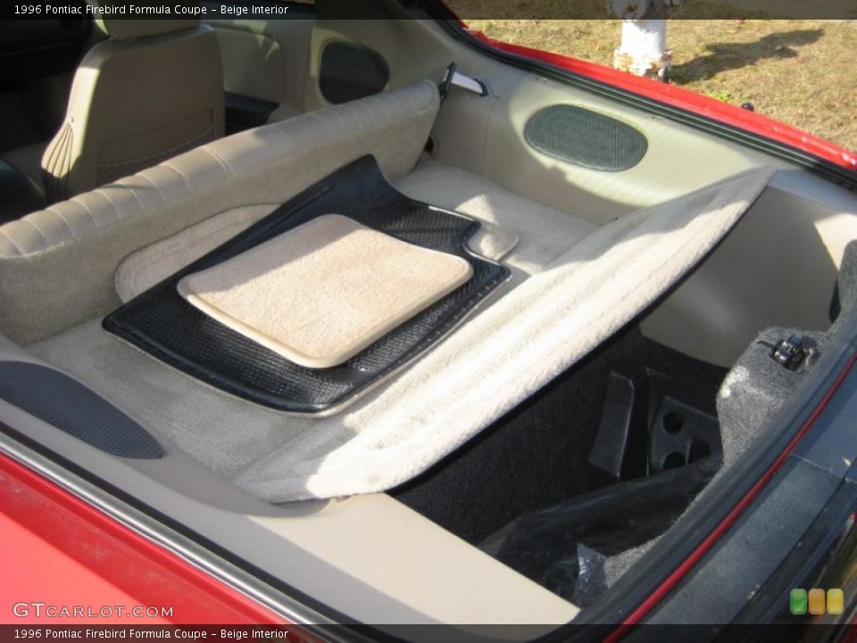 Beige Interior Trunk for the 1996 Pontiac Firebird Formula Coupe #41126459