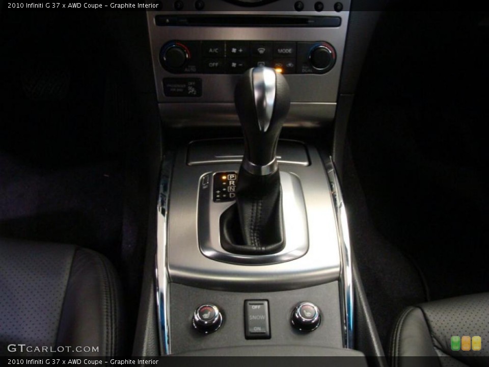 Graphite Interior Transmission for the 2010 Infiniti G 37 x AWD Coupe #41126771