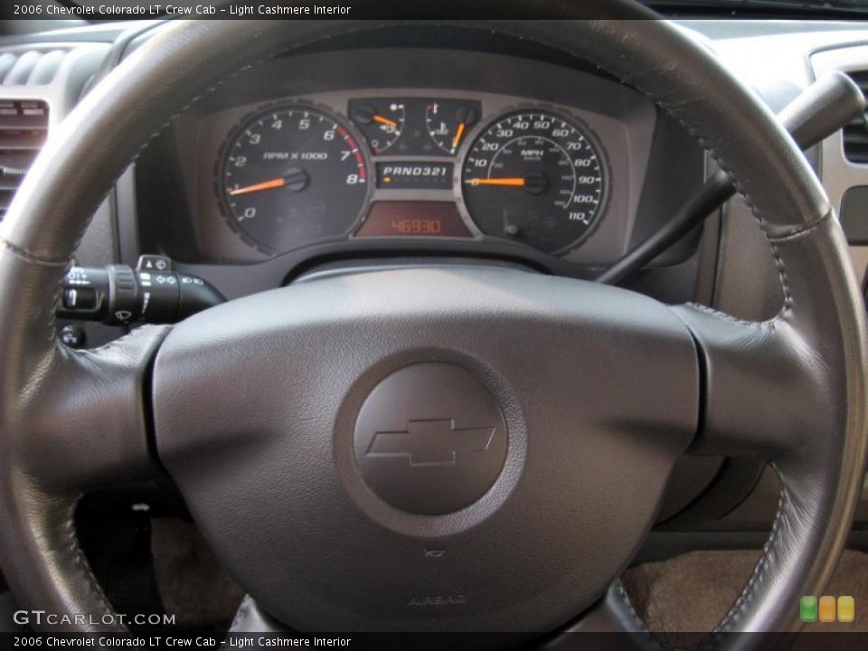 Light Cashmere Interior Steering Wheel for the 2006 Chevrolet Colorado LT Crew Cab #41127119