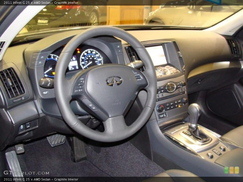 Graphite Interior Photo for the 2011 Infiniti G 25 x AWD Sedan #41127239
