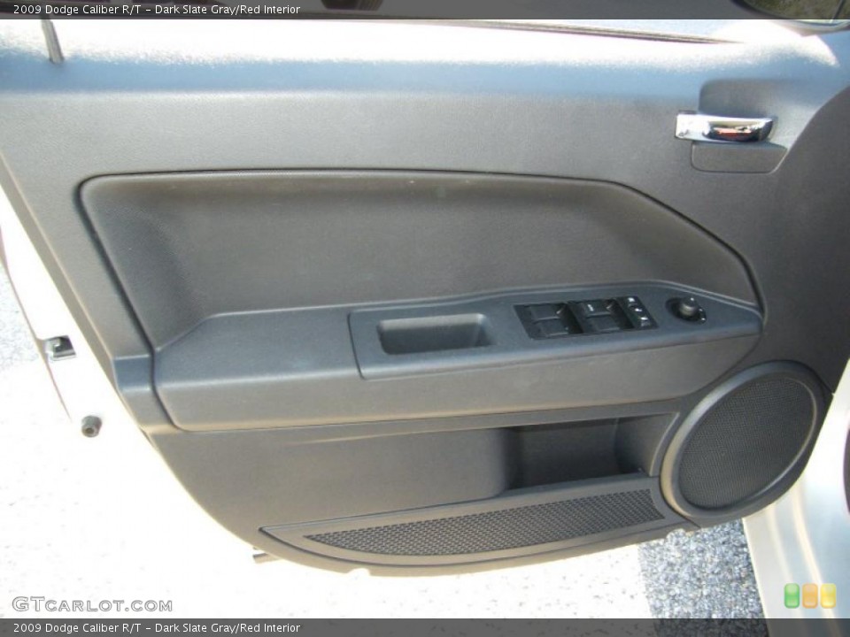 Dark Slate Gray/Red Interior Door Panel for the 2009 Dodge Caliber R/T #41130403
