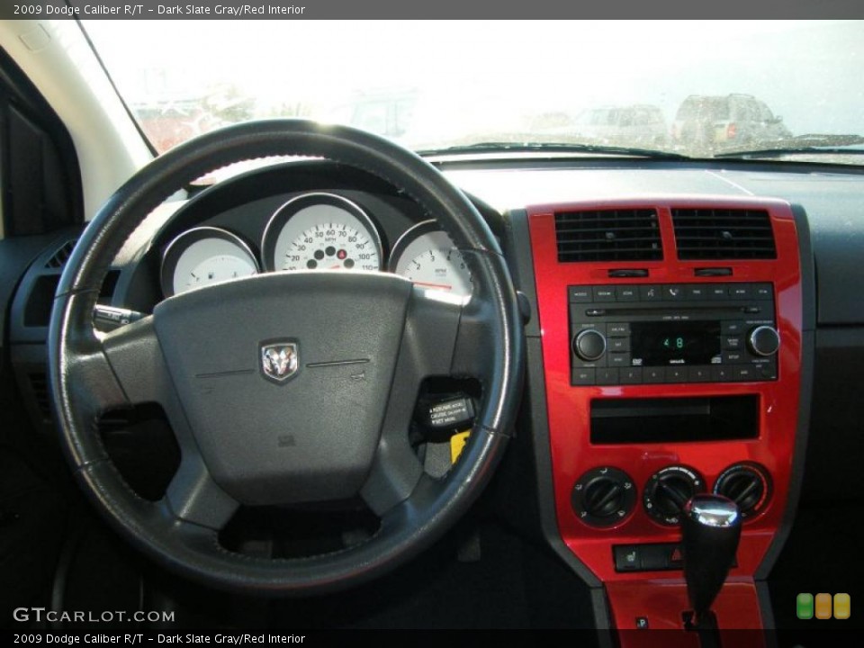 Dark Slate Gray/Red Interior Dashboard for the 2009 Dodge Caliber R/T #41130407