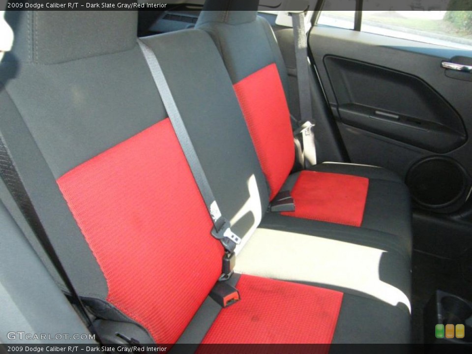 Dark Slate Gray/Red Interior Photo for the 2009 Dodge Caliber R/T #41130523