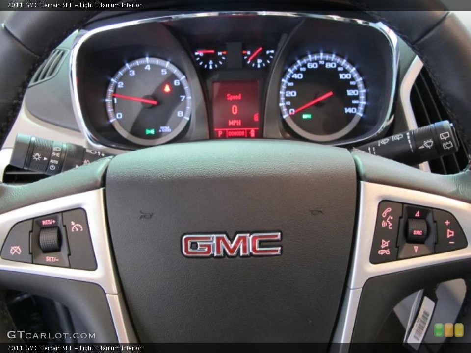 Light Titanium Interior Steering Wheel for the 2011 GMC Terrain SLT #41131407