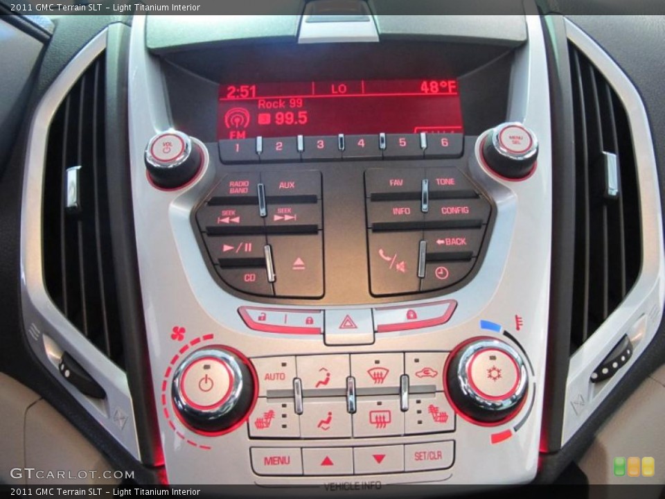 Light Titanium Interior Controls for the 2011 GMC Terrain SLT #41131423
