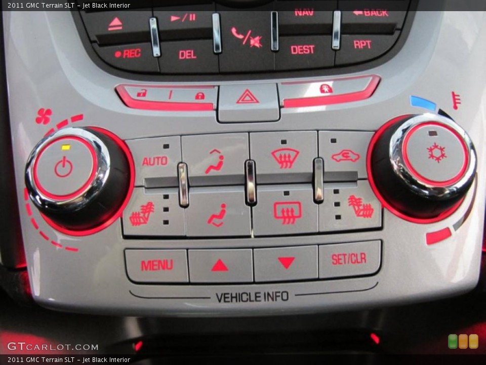 Jet Black Interior Controls for the 2011 GMC Terrain SLT #41131711