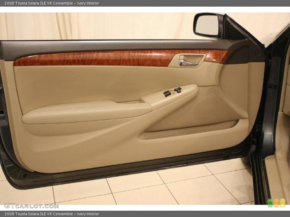 Ivory Interior Door Panel for the 2008 Toyota Solara SLE V6 Convertible #41132519