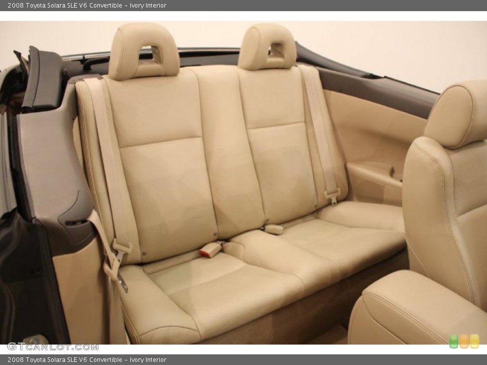Ivory Interior Photo for the 2008 Toyota Solara SLE V6 Convertible #41132683