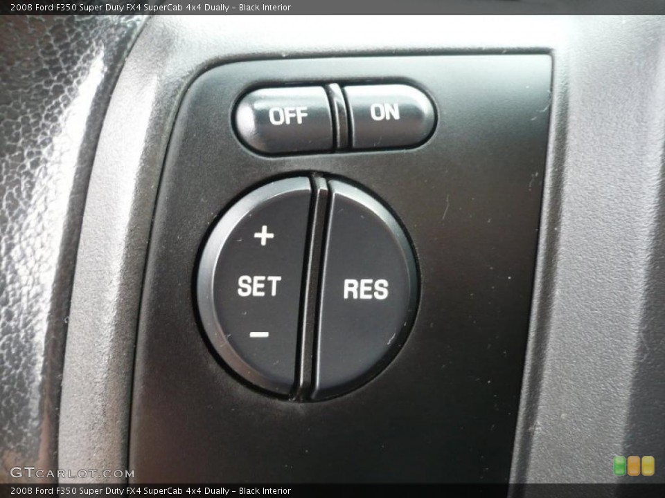 Black Interior Controls for the 2008 Ford F350 Super Duty FX4 SuperCab 4x4 Dually #41133831